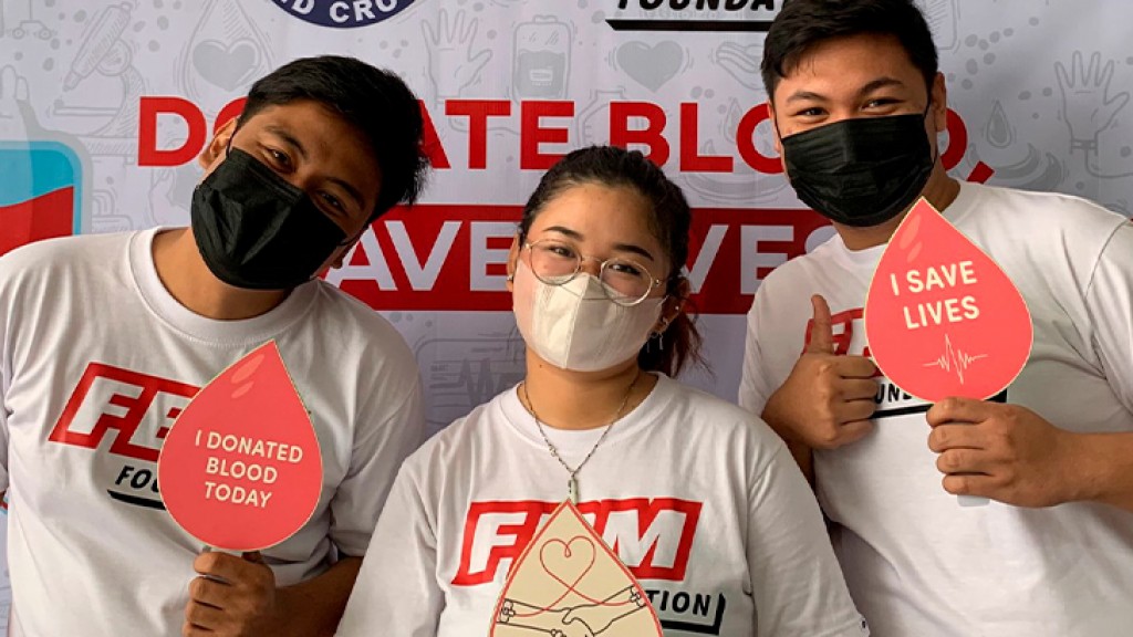 FBM Foundation and Philippine Red Cross did a Blood Donation Campaign in Pasig