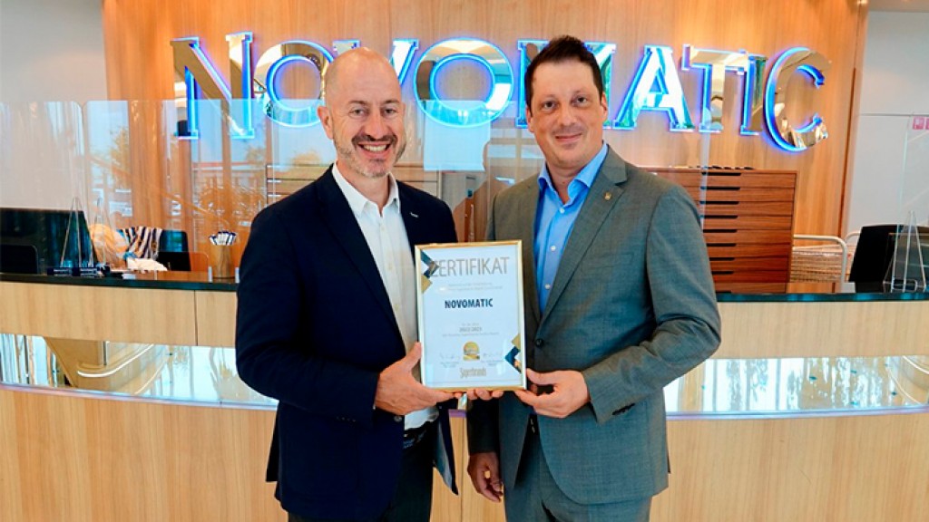 NOVOMATIC awarded as Superbrand 2022/23