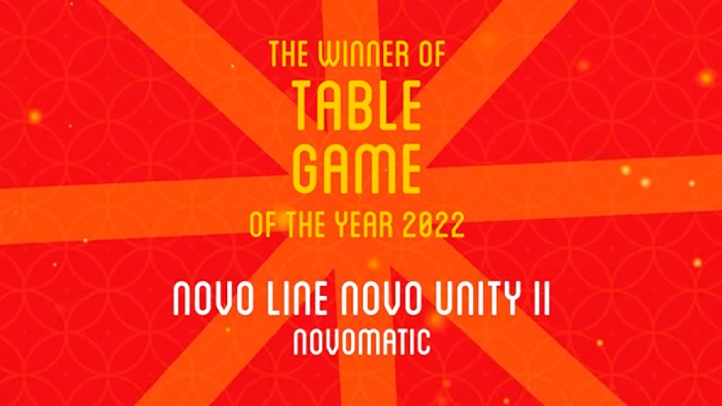 Global Gaming Awards 2022 Asia: NOVOMATIC wins category ´Table Game of the Year´