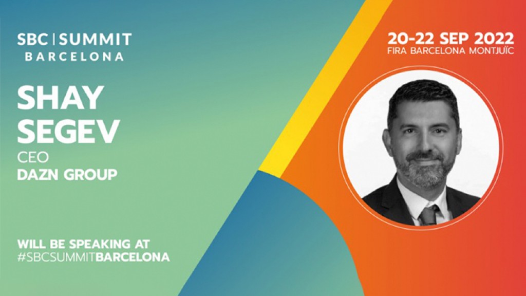 Dazn´s Shay Segev to examine convergence of entertainment, media and sports betting at SBC Summit Barcelona