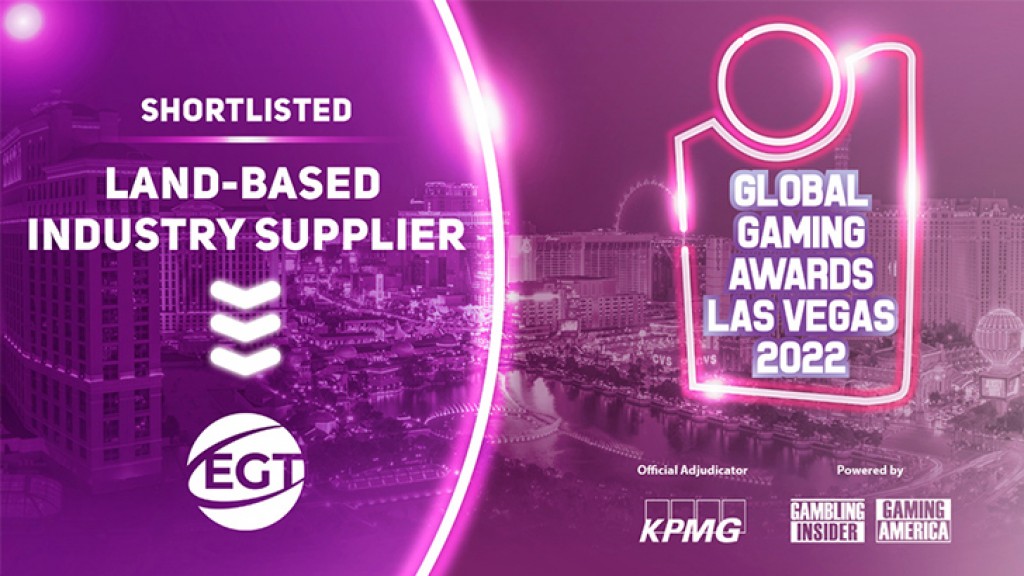 EGT is nominated for Land-Based Industry Supplier of the year in GGA Las Vegas 2022