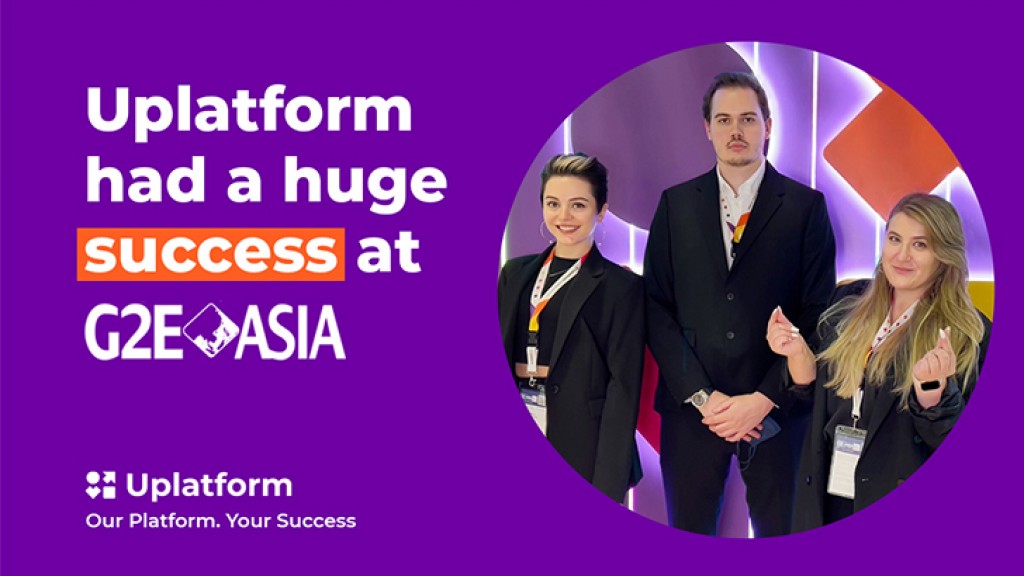 Uplatform had a successful debut at G2E Asia