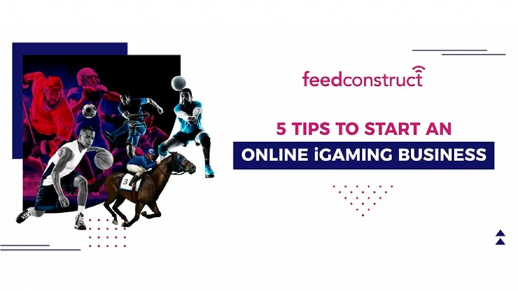 ´5 Tips To Start an Online iGaming Business´ by FeedConstruct