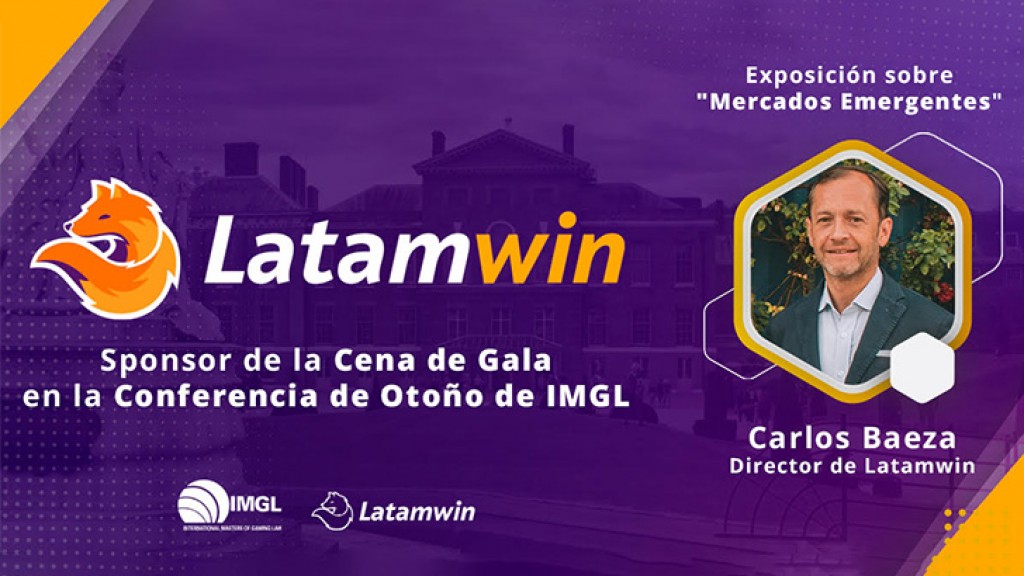 Latamwin to sponsor the IMGL Gala Dinner; more than 300 expert lawyers in casino legislation will participate