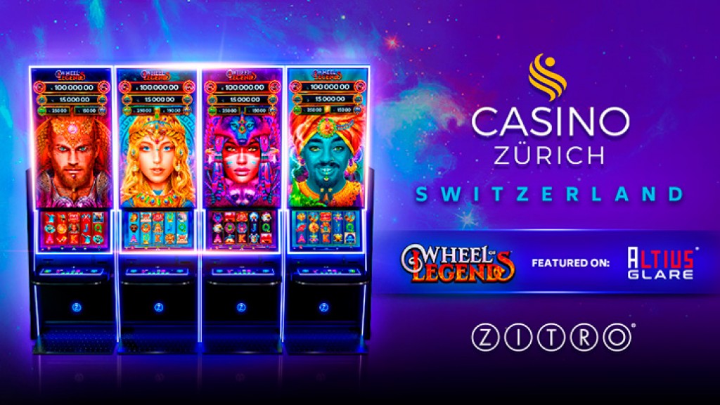 Zitro´s Wheel of Legends is Now at Casino Zürich in Switzerland