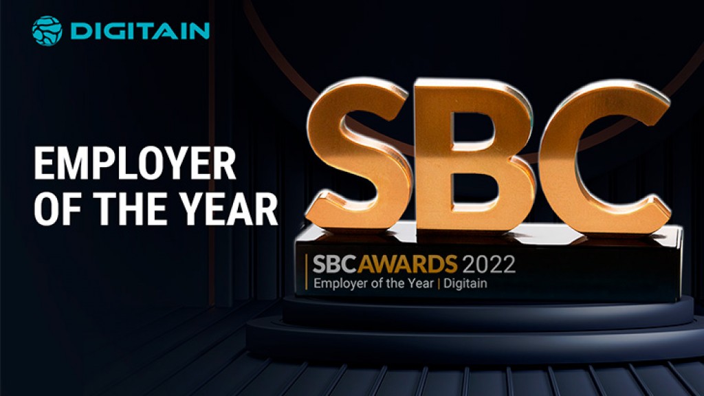 Digitain Wins Employer of the Year 2022 at the Prestigious SBC Awards