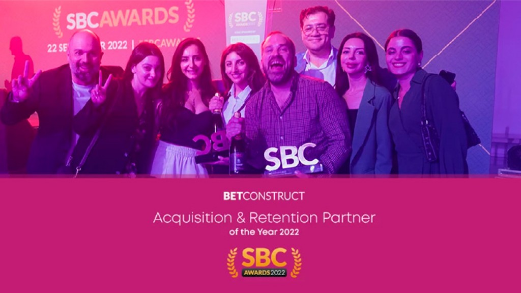 SBC Summit Barcelona Names BetConstruct the Acquisition & Retention Partner of the Year