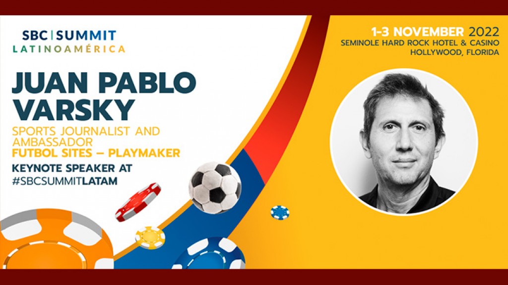 Sports journalism legend Juan Pablo Varsky to deliver a keynote at SBC Summit Latinoamérica