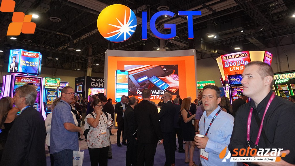 ´IGT´s G2E booth spanned more than 19,000 sq feet and featured more than 200 games and solutions´