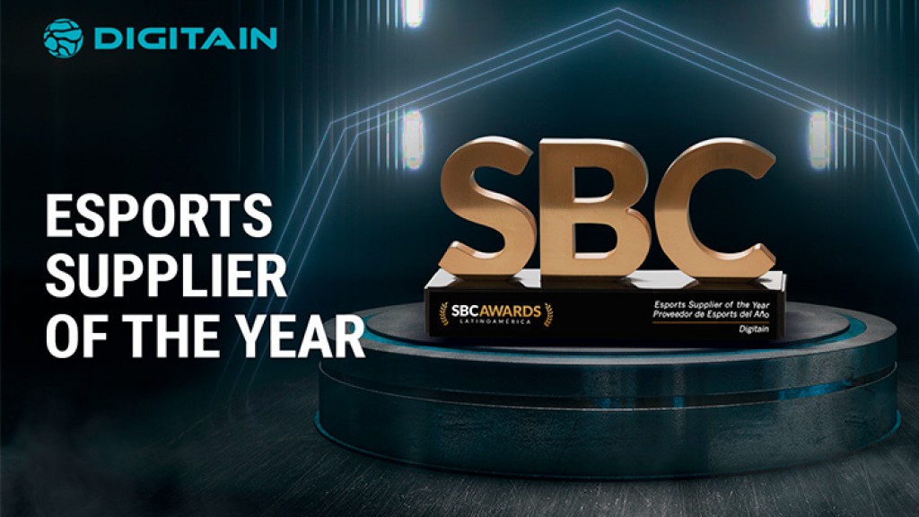 Digitain - Esports Supplier of the Year at the SBC Summit Latinoamérica