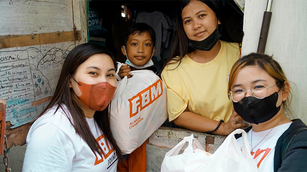 FBM Foundation and Pangarap Foundation boost youth nutrition with a feeding program initiative in Cavite