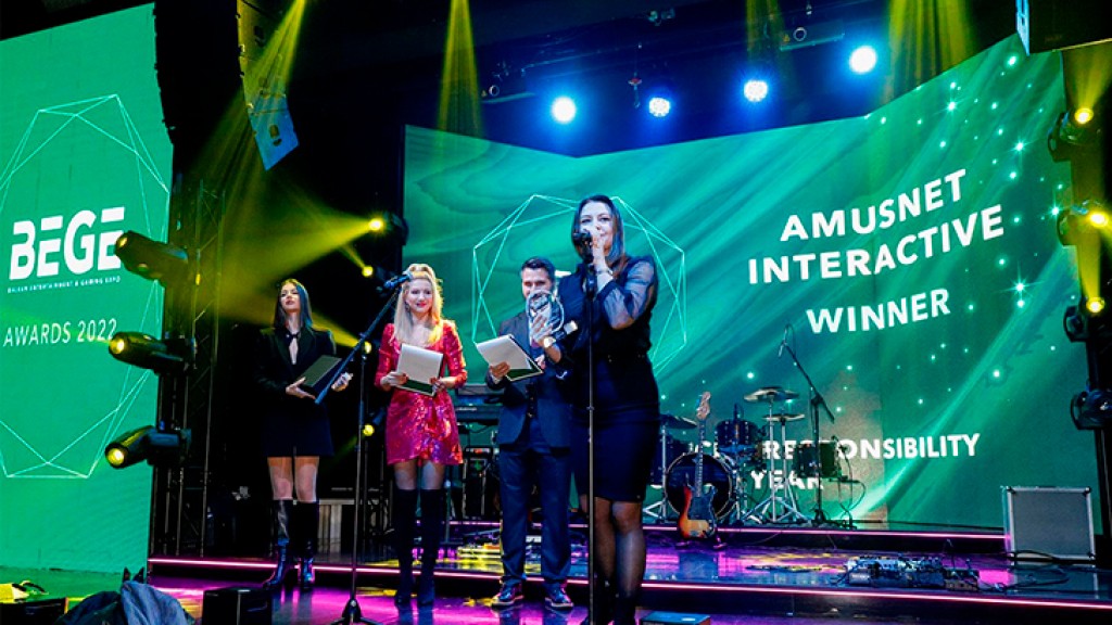 Amusnet Interactive destaca su participación en BEGE Expo con dos prestigiosos premios