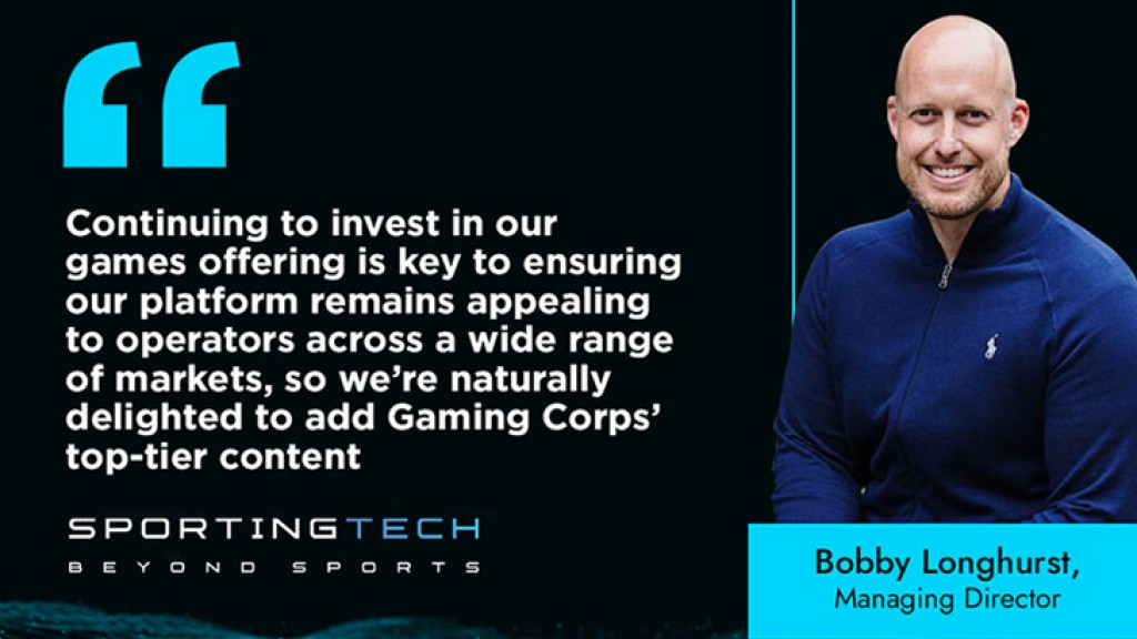 Sportingtech enhances platform with Gaming Corps content