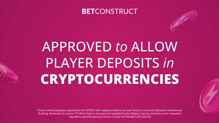 BetConstruct Approved by MGA to Allow Player Deposits in Cryptocurrencies