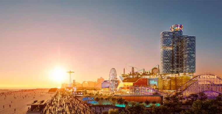 First renderings and name for the Coney Island Casino proyect, "The Coney".