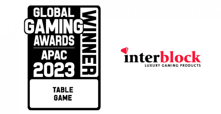 Interblock Gaming awarded Global Gaming  at APAC Awards 2023 “Table Game of the year"