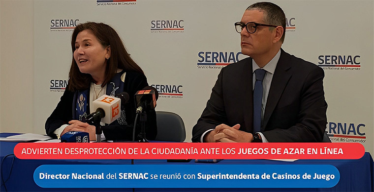 SERNAC and the Casino Gaming Superintendence warn about the lack of protection of the citizenship regarding online games