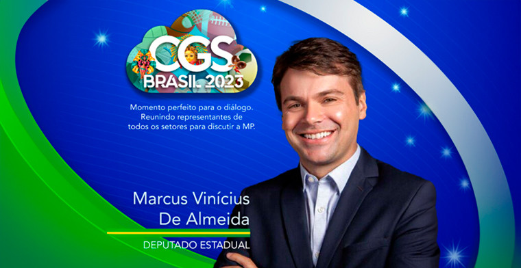 CGSBrasil 2023 will be held on 5 and 6 September with the presence of MP Marcus Vinicius de Almeida.