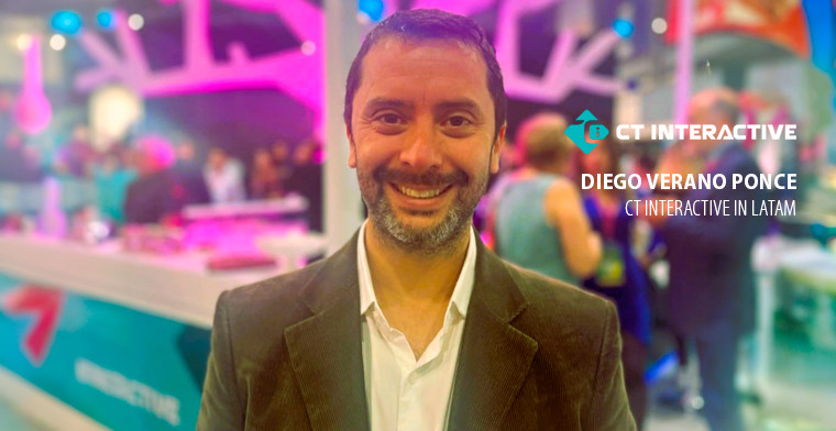 "I am currently focused on developing CT Interactive’s activity in Brazil", Diego Verano Ponce, CT Interactive in LatAm
