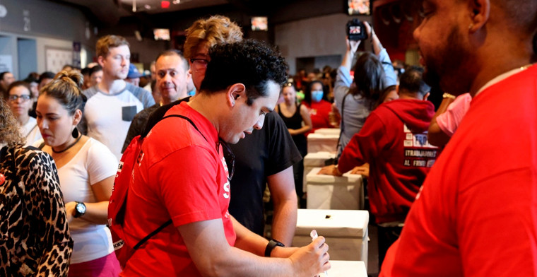 Las Vegas hospitality workers call strike against hotels and casinos for the first time in more than 30 years