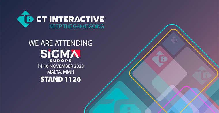 CT Interactive presentará su colección en SiGMA Europe Summit 2023