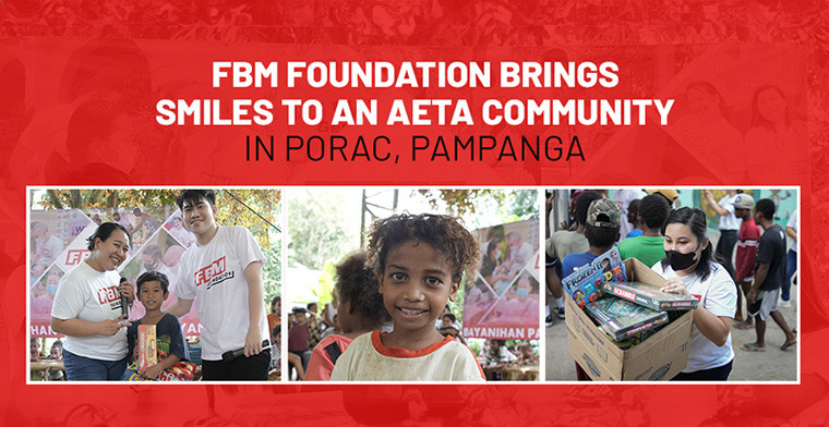 La FBM Foundation lleva esperanza y alegría a la comunidad Aeta en Porac, Pampanga