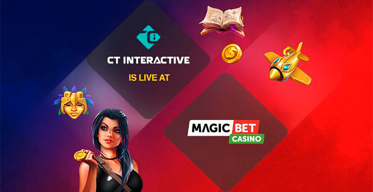 CT Interactive’s content goes live at Magicbet