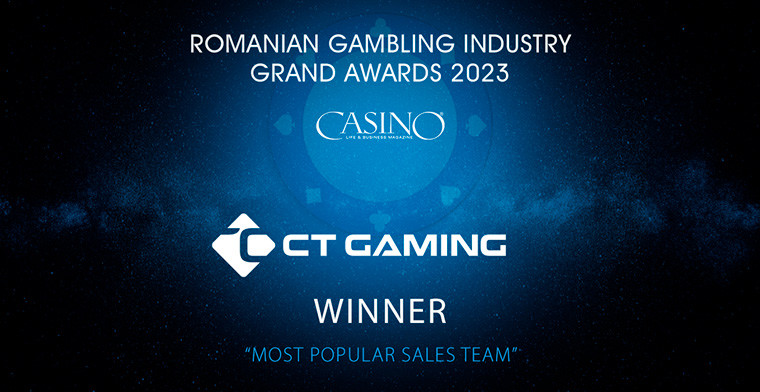 Grandes premios de la industria rumana del juego 2023: el equipo de ventas de CT Gaming recibe el máximo honor