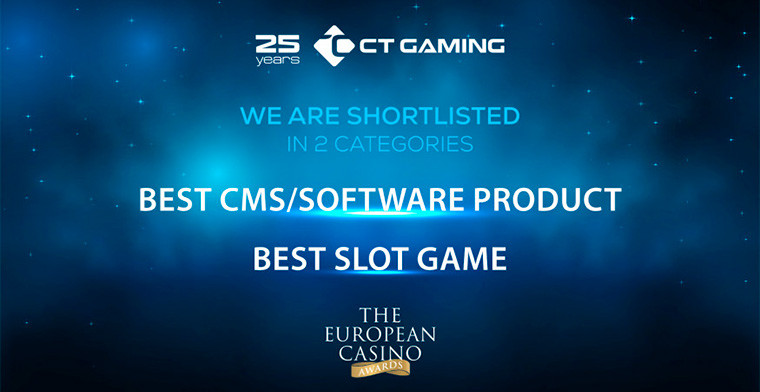 CT Gaming preseleccionada en dos categorías de los European Casino Awards 2024