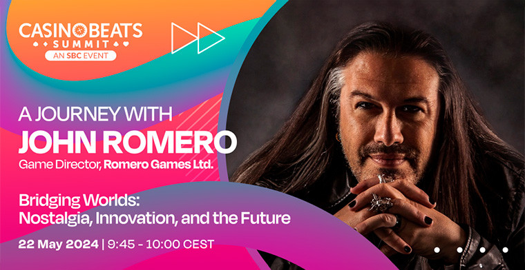 'DOOM Guy' John Romero to Keynote at CasinoBeats Summit  in Malta