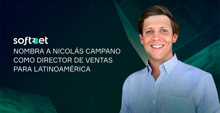 Soft2Bet nombra a Nicolás Campano como Director de Ventas Latam