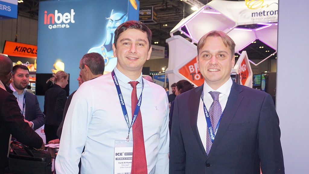 InBet Games exhibió sus productos en ICE 2018