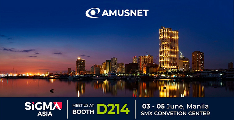 Amusnet mostrará su excelencia en SiGMA Asia 2024
