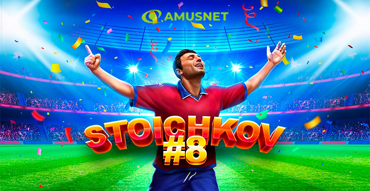 Hristo Stoichkov  es la estrella en el nuevo juego de Amusnet