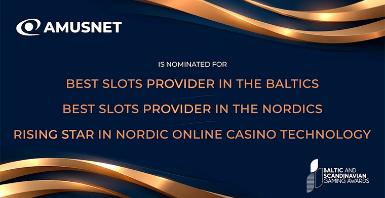 Amusnet con tres nominaciones para los Baltic & Scandinavian Gaming Awards 2024