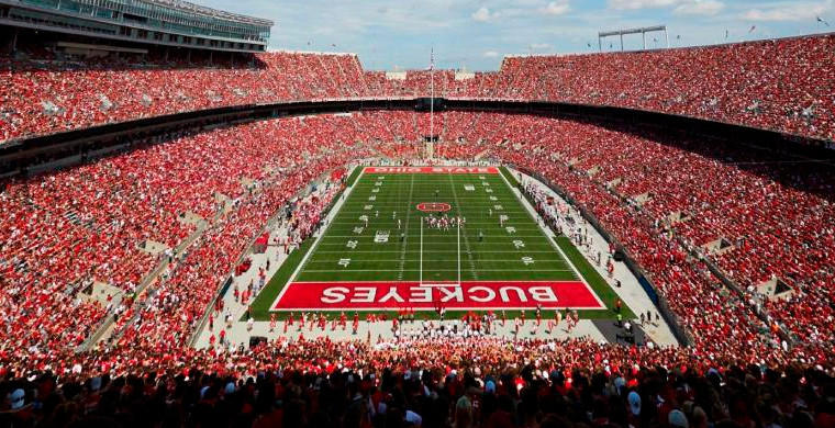 The NCAA is contemplating the possibility of permitting sponsor logos on fields