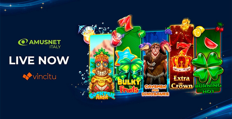 La expansión europea de Amusnet avanza con la asociación Vincitù en Italia