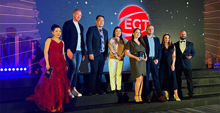EGT awarded as “Best Land-based Game Machine 2024” at SIGMA Asia Awards
