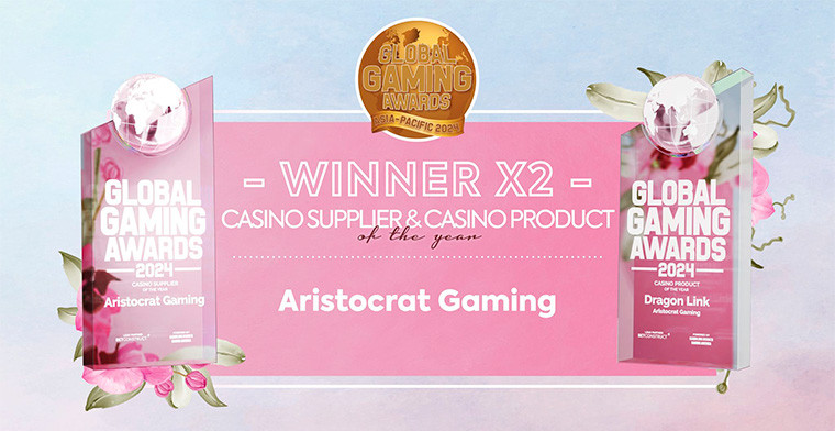 Industry Honors Aristocrat Gaming™ as Casino Supplier of the Year at Global Gaming Awards Asia-Pacific 2024