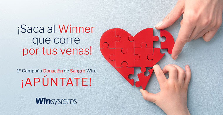 Win Systems celebrate 20th anniversary of World Blood Donation with a successfully campaign