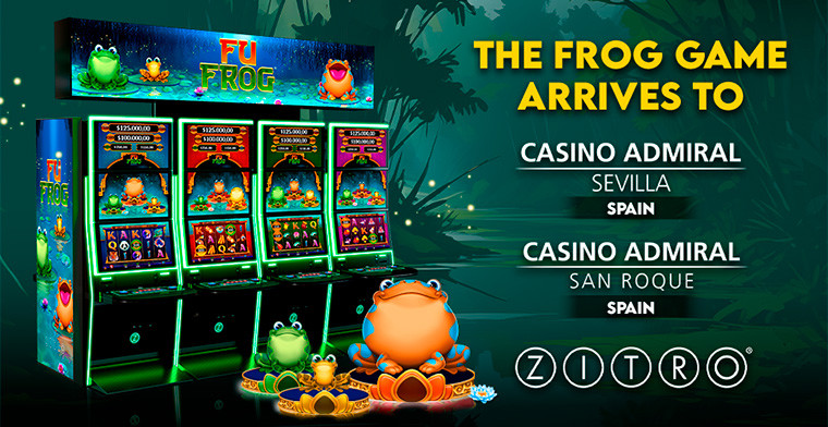 FU FROG, ZITRO’S Star game arrives at the casinos of San Roque and Seville