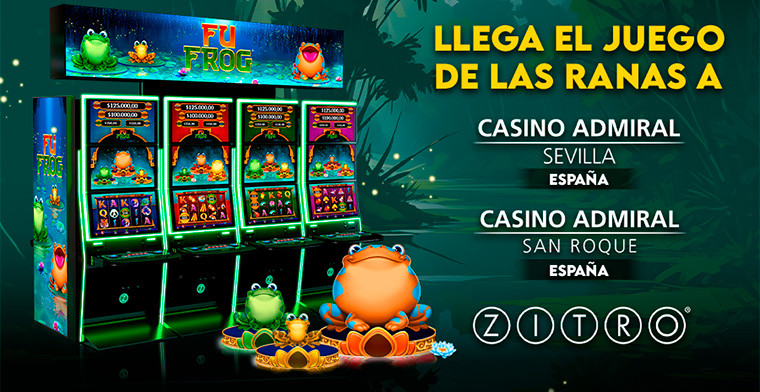 FU FROG, el juego estrella de Zitro llega a los casinos Admiral Sevilla