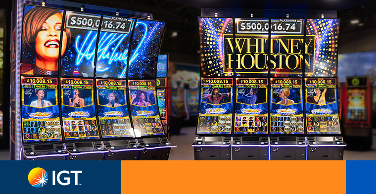 IGT's Whitney Houston Slots Take Center Stage at Casinos Across the US