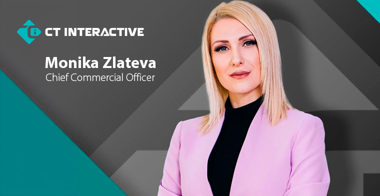 Monika Zlateva asume el cargo de directora comercial de CT Interactive