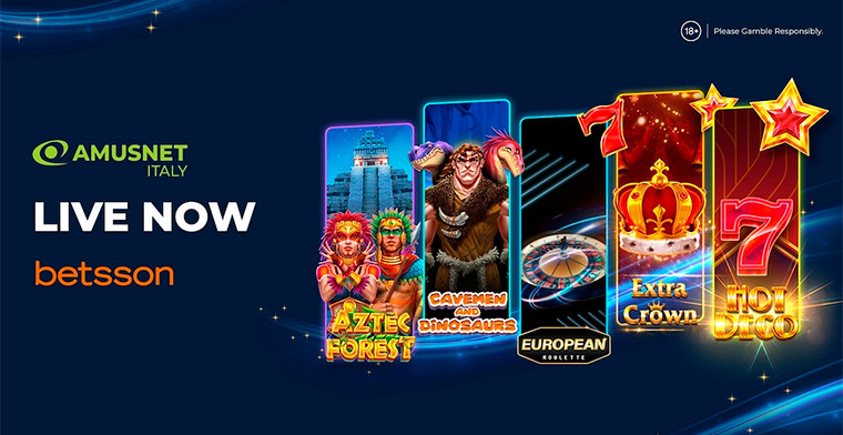 Amusnet mejora su presencia en el mercado italiano con la asociación Betsson.it