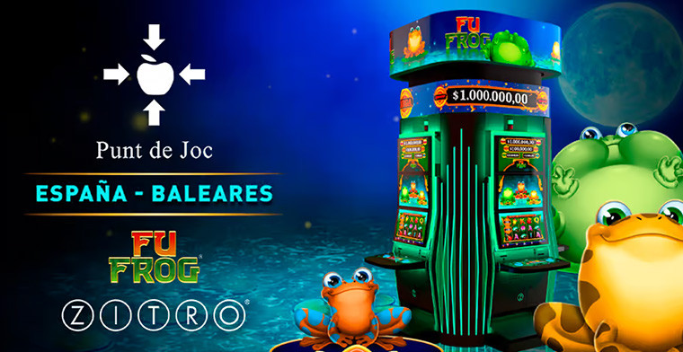 FU FROG de Zitro llega a las salas de Punt de Joc en Baleares