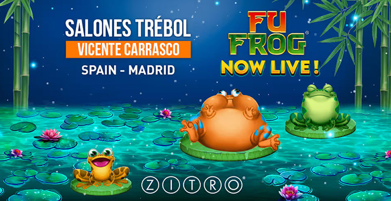Zitro’s Fu Frog arrives at Trébol Gaming Halls