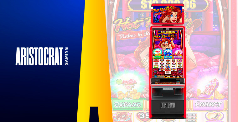 Aristocrat July 2024 Class 2 Feature: Hot Red Ruby® Rakes in Riches™