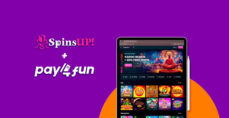 Pay4Fun: nova integração con SpinsUP