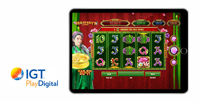 IGT PlayDigital presenta el galardonado juego Prosperity Link en el mercado iGaming de EEUU